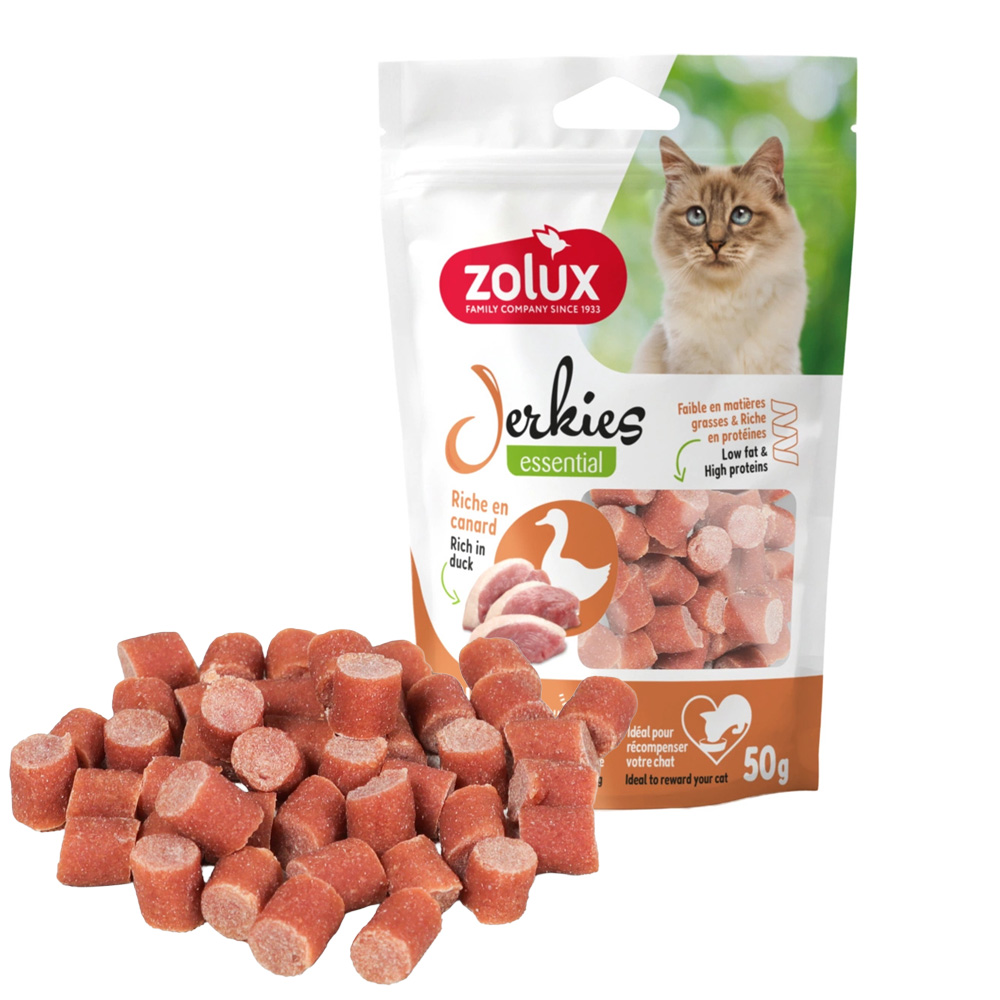 Przysmak dla Kota Jerkies z Kaczką 6x50g ZOLUX